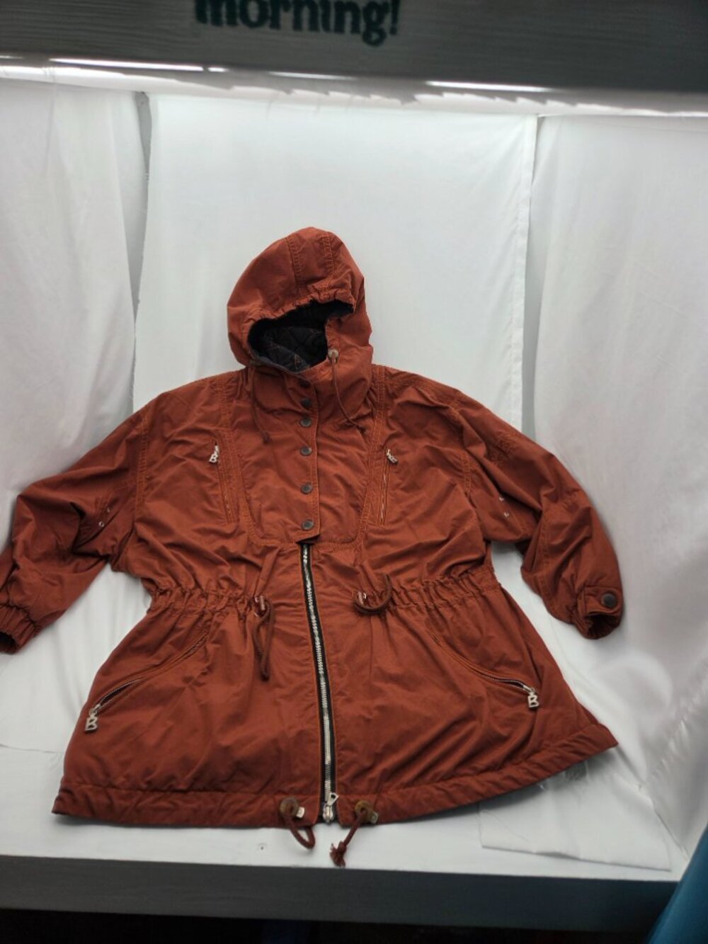 Bogner Vintage Rust Layerlite Ski Jacket Parka Women's 14 RARE USA - Picture 4 of 16